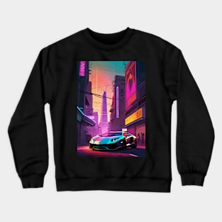 Retro style Hyper Car Crewneck Sweatshirt